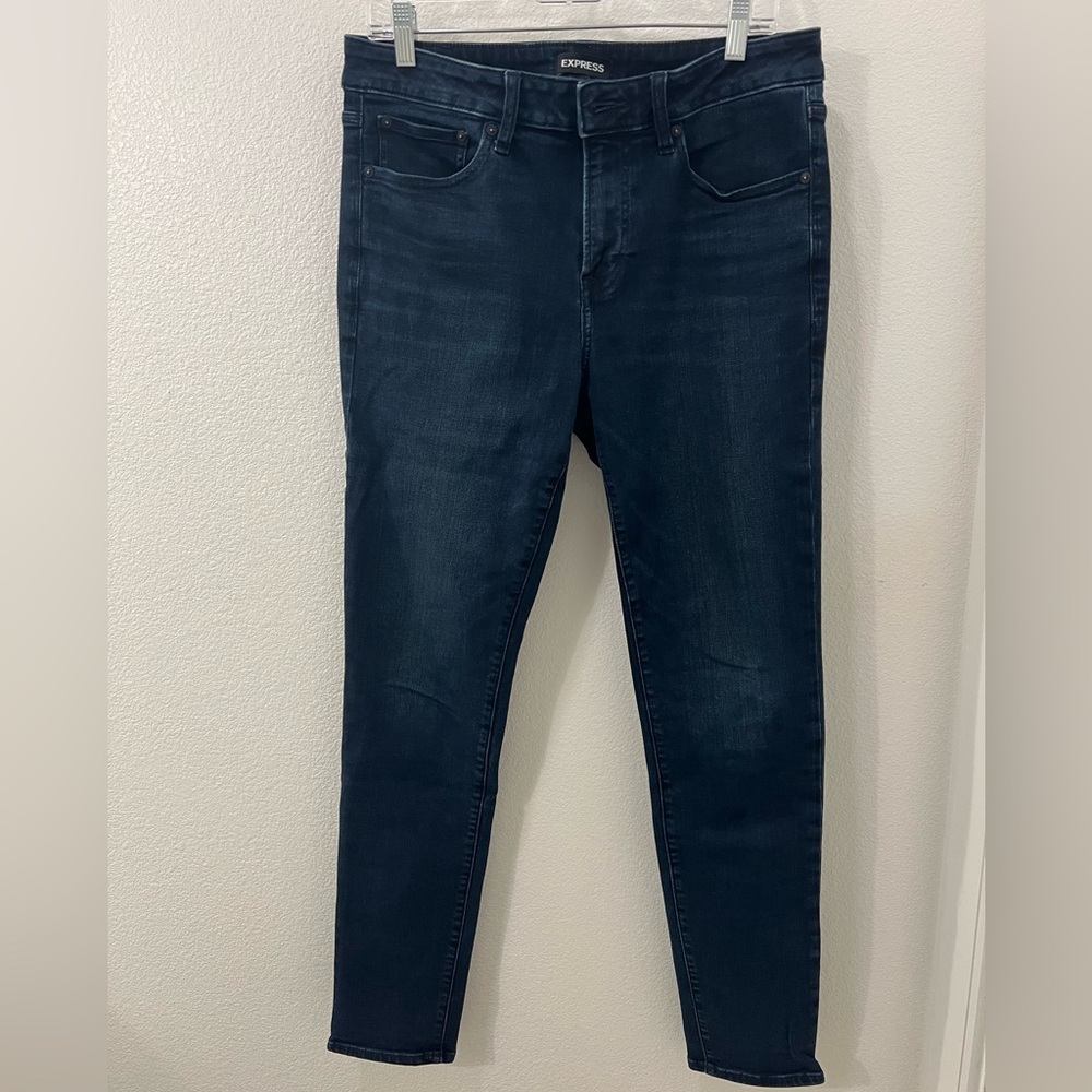 Men’s Express Jeans - Dark Wash - Skinny - 32W x 34L